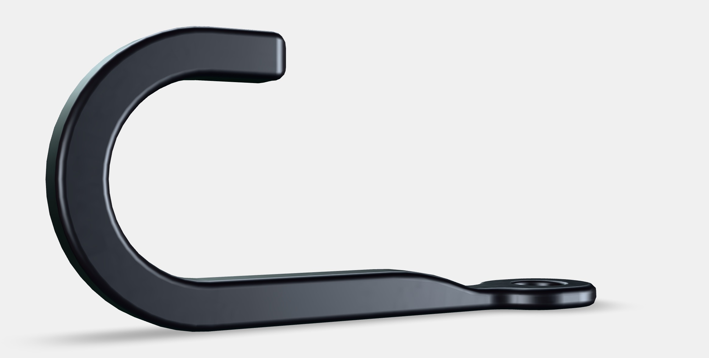 HOGAFFEL Wall hook Low-poly 3D model_2