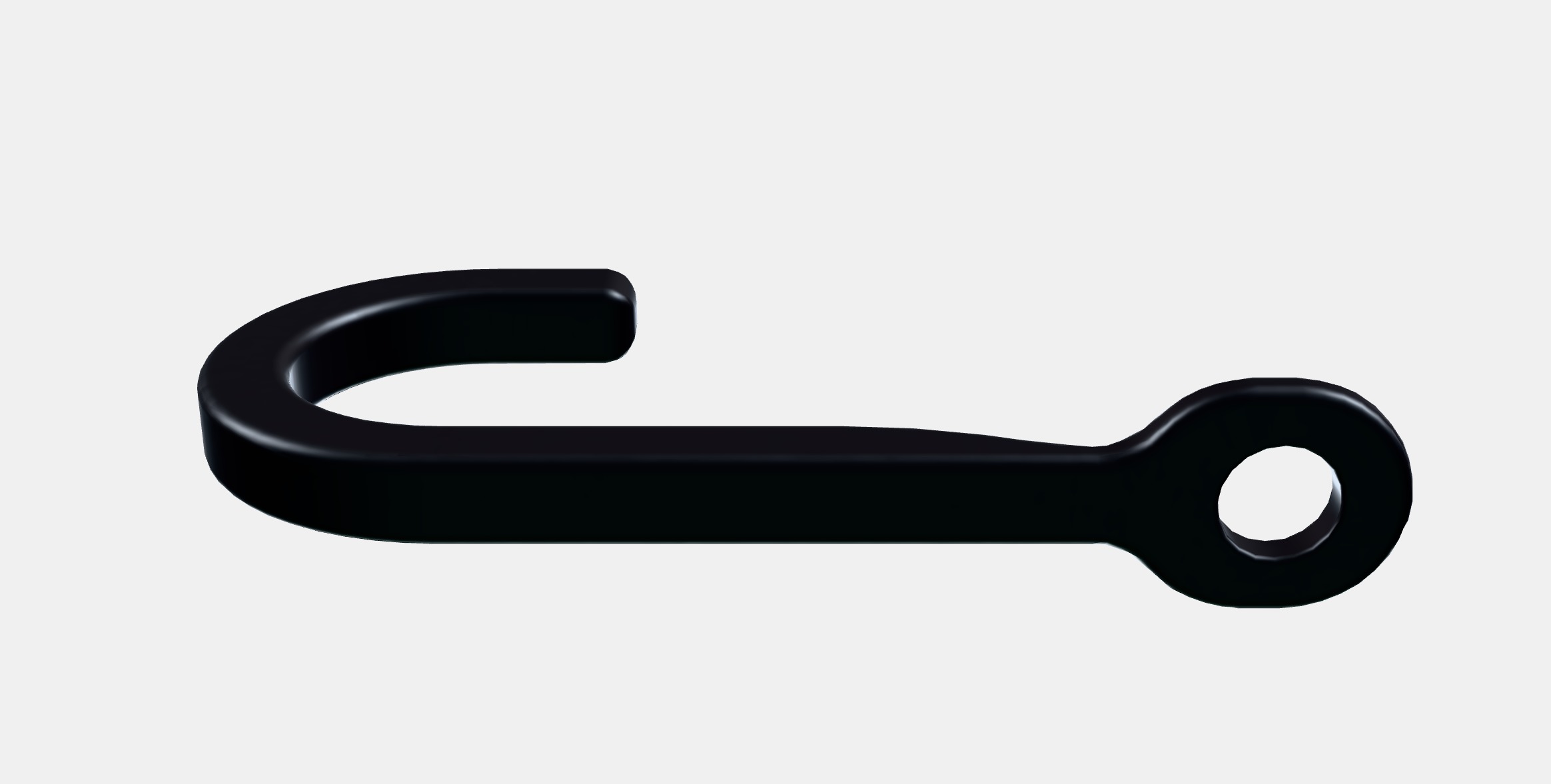 HOGAFFEL Wall hook Low-poly 3D model_8