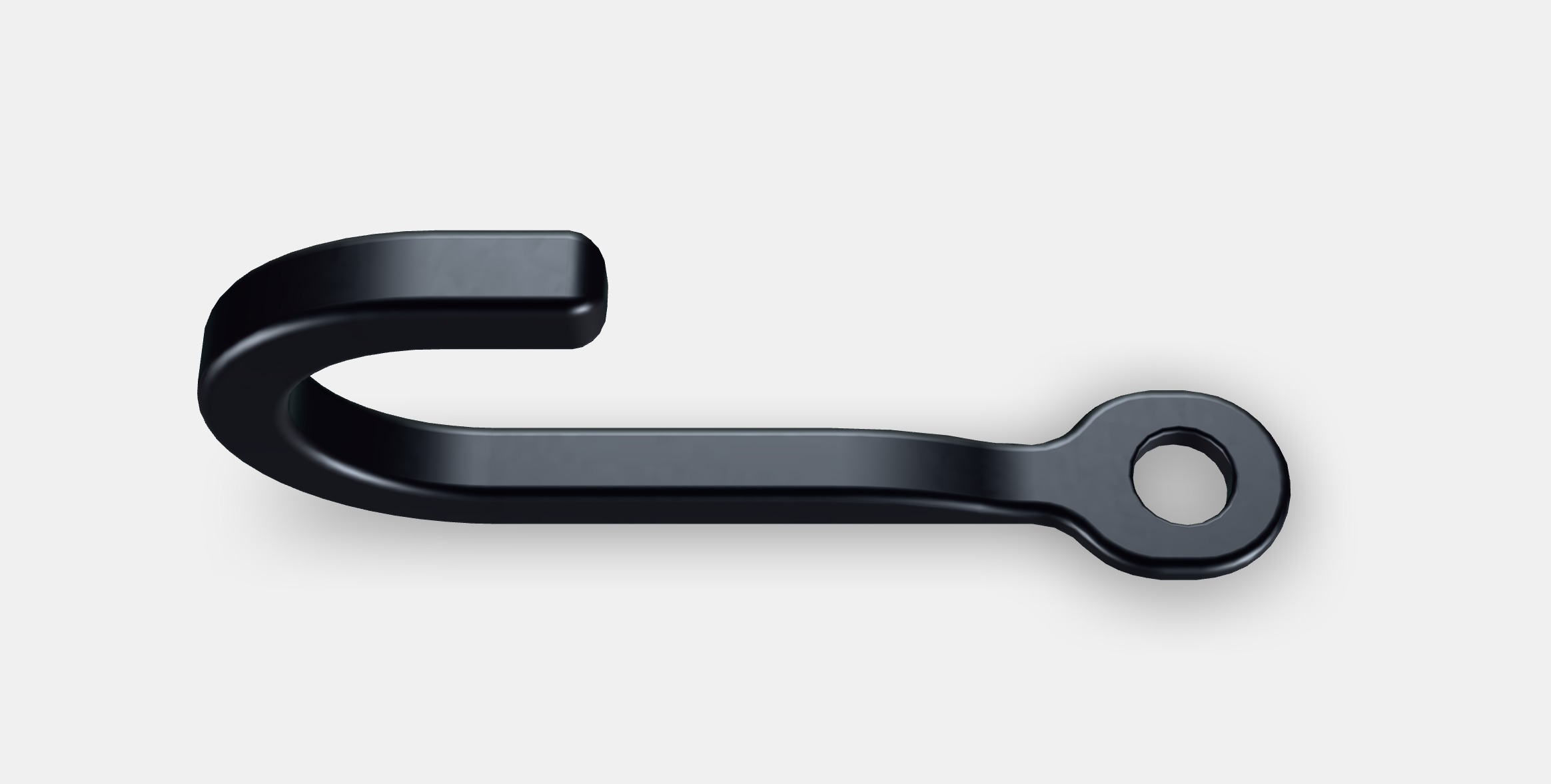 HOGAFFEL Wall hook Low-poly 3D model_4