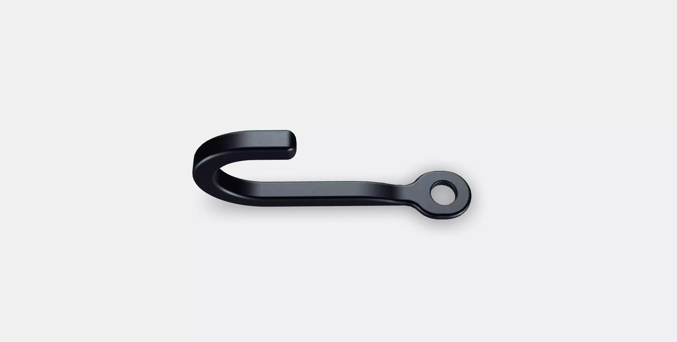 HOGAFFEL Wall hook Low-poly 3D model_0