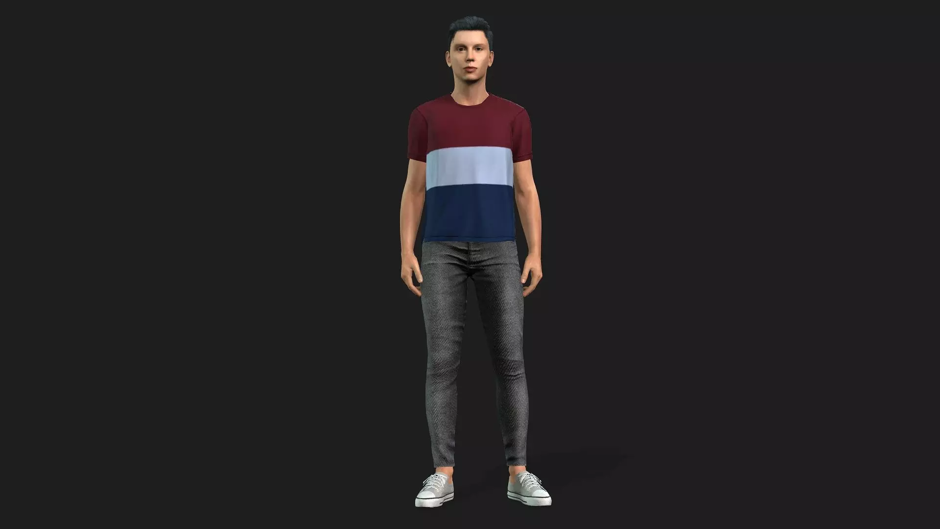 Fully Rigged Male 3D Model Animation and Game-Ready 3D model_0