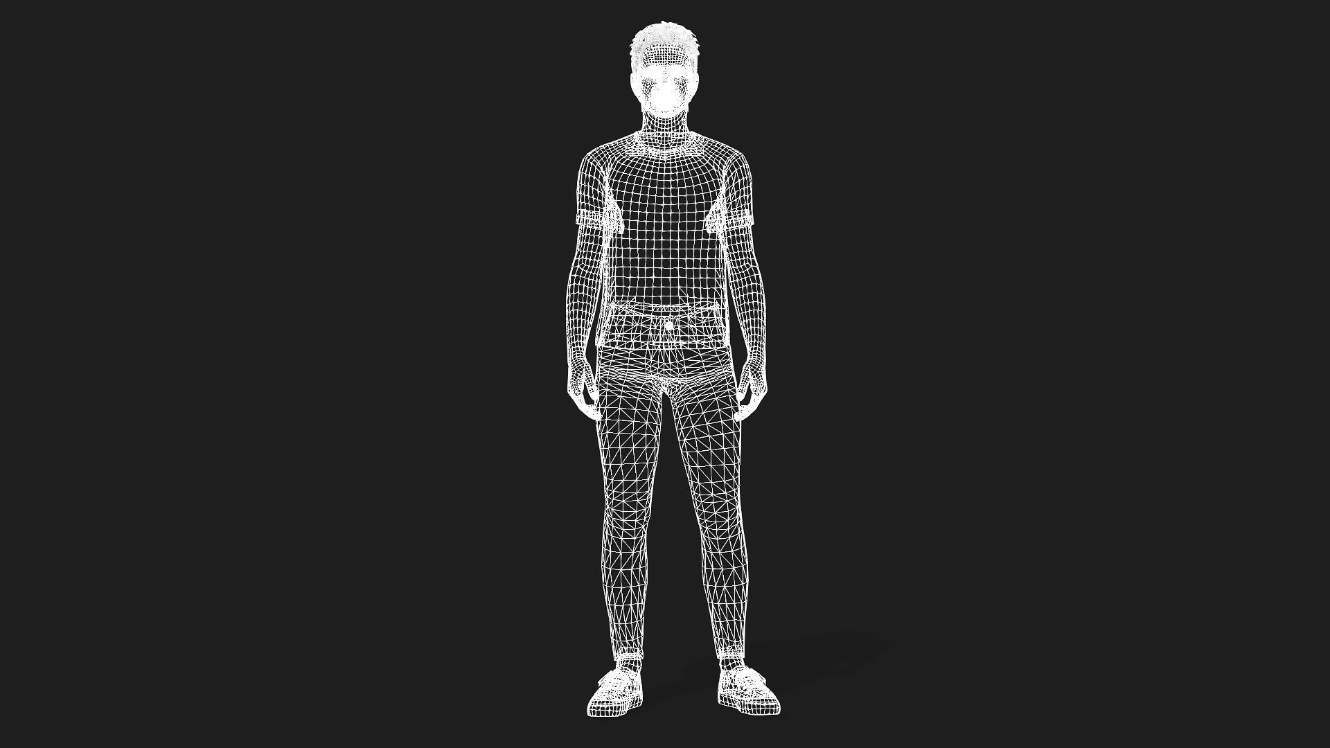 Fully Rigged Male 3D Model Animation and Game-Ready 3D model_20