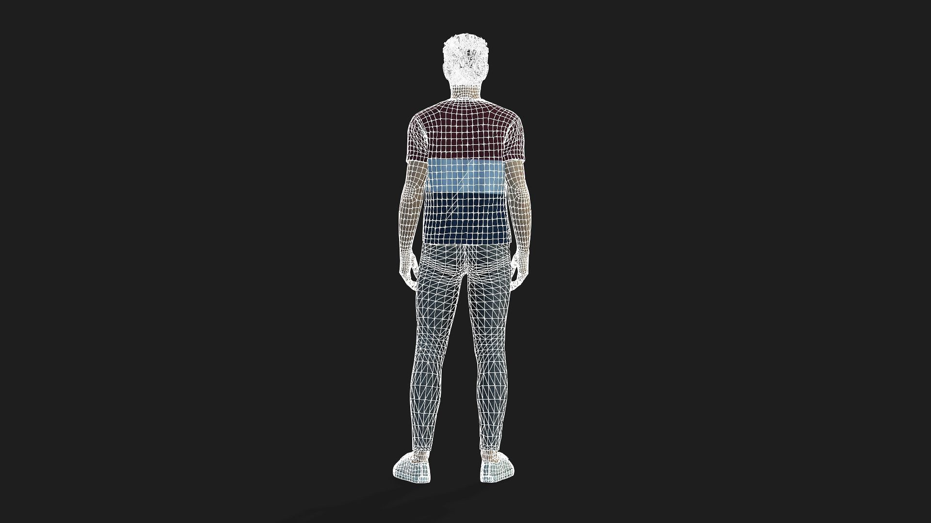 Fully Rigged Male 3D Model Animation and Game-Ready 3D model_17