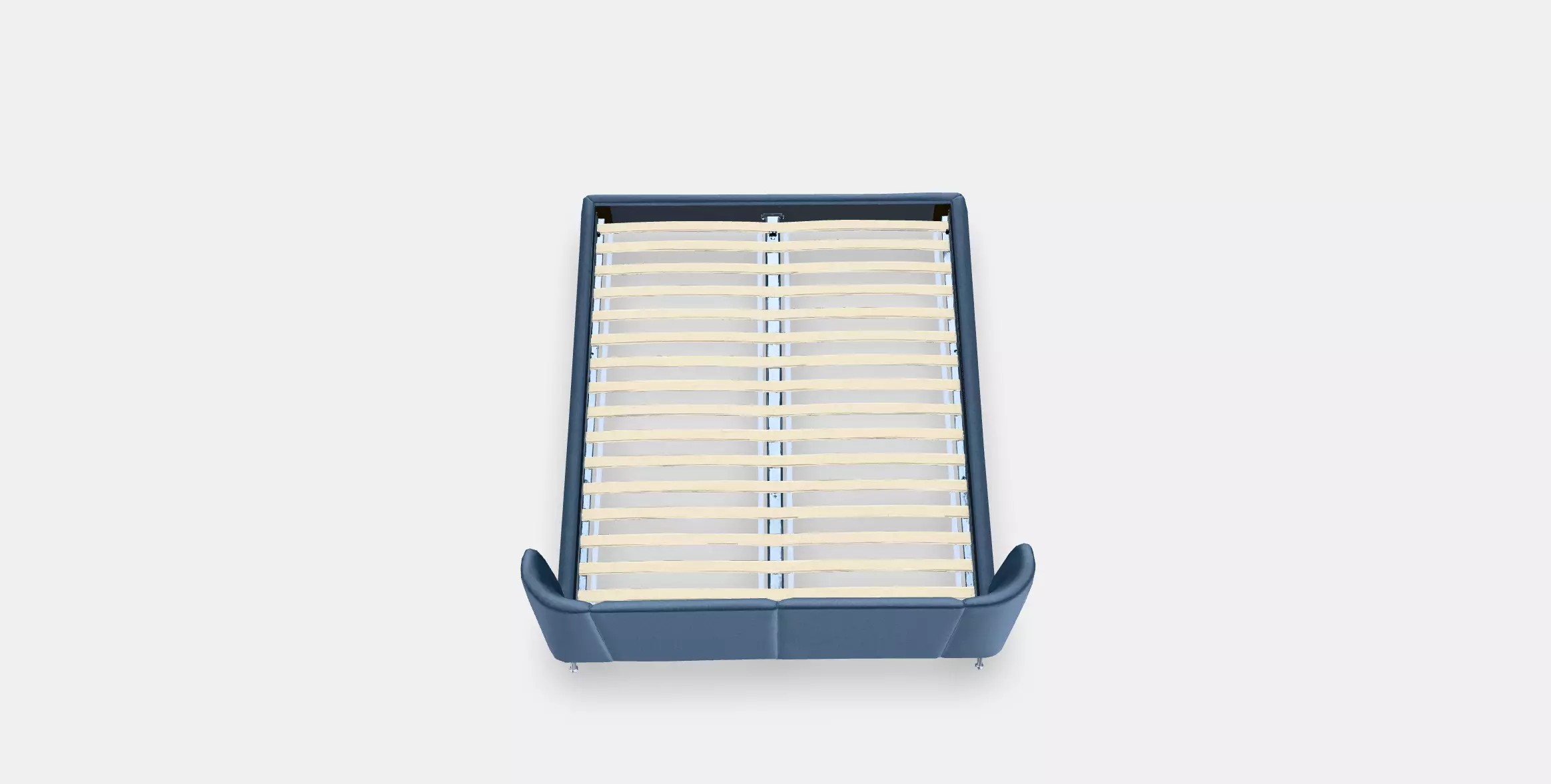 TUFJORD Upholstered bed frame 1 Low-poly 3D model_0