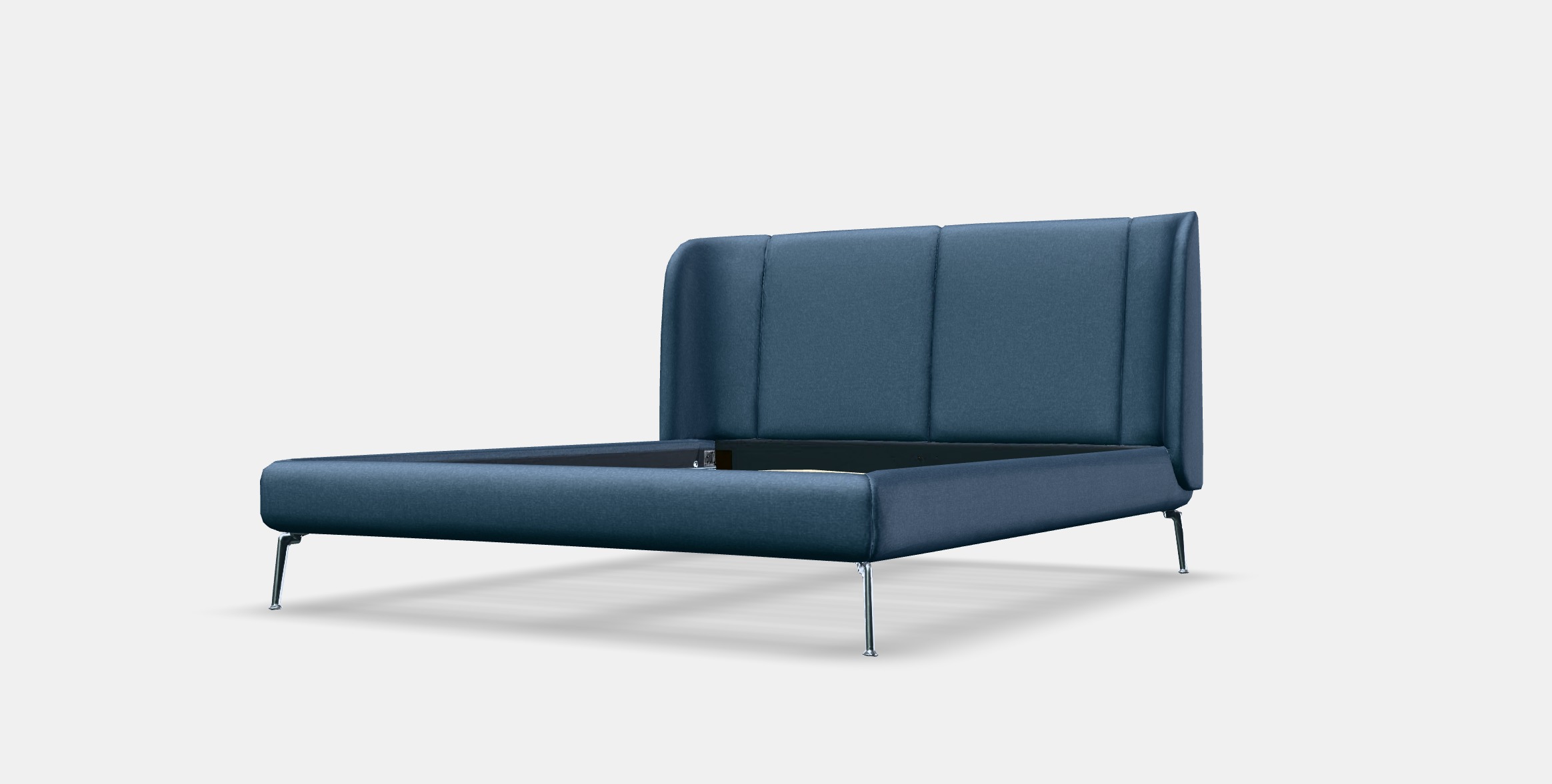 TUFJORD Upholstered bed frame 1 Low-poly 3D model_13