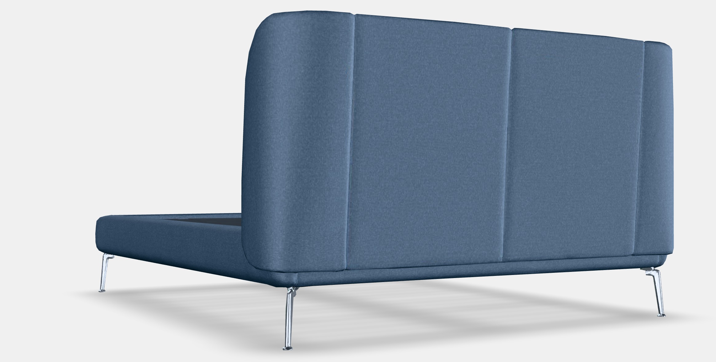 TUFJORD Upholstered bed frame 1 Low-poly 3D model_5