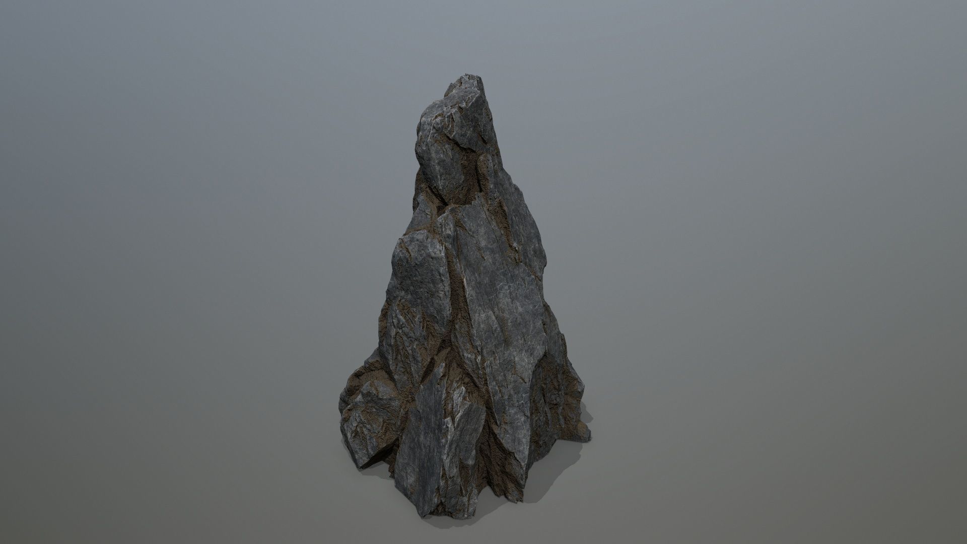 cliff rocks Low-poly 3D model_16