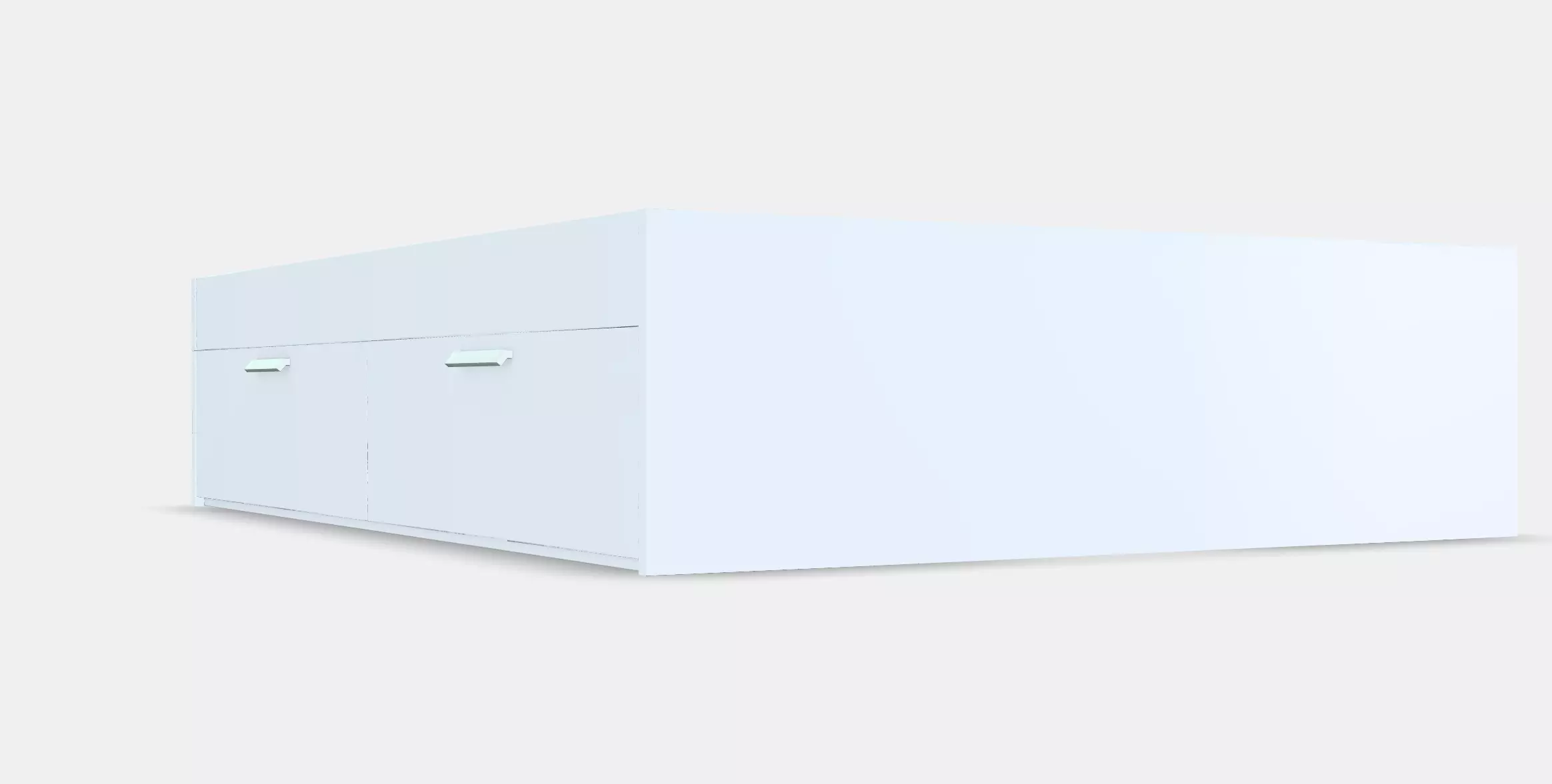 BRIMNES Bed frame with storage 8 Low-poly 3D model