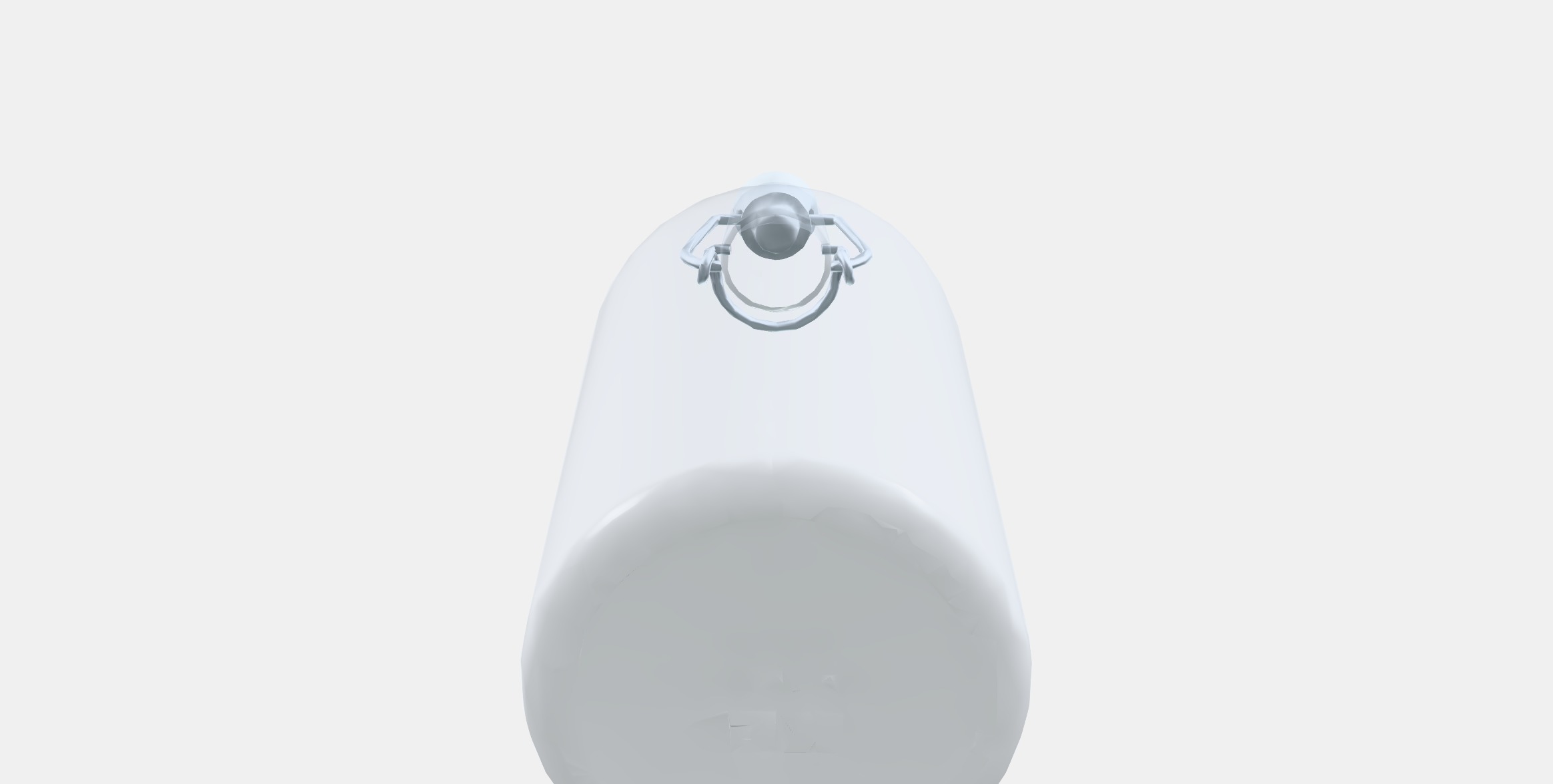 KORKEN Bottle with stopper 2 Low-poly 3D model_8