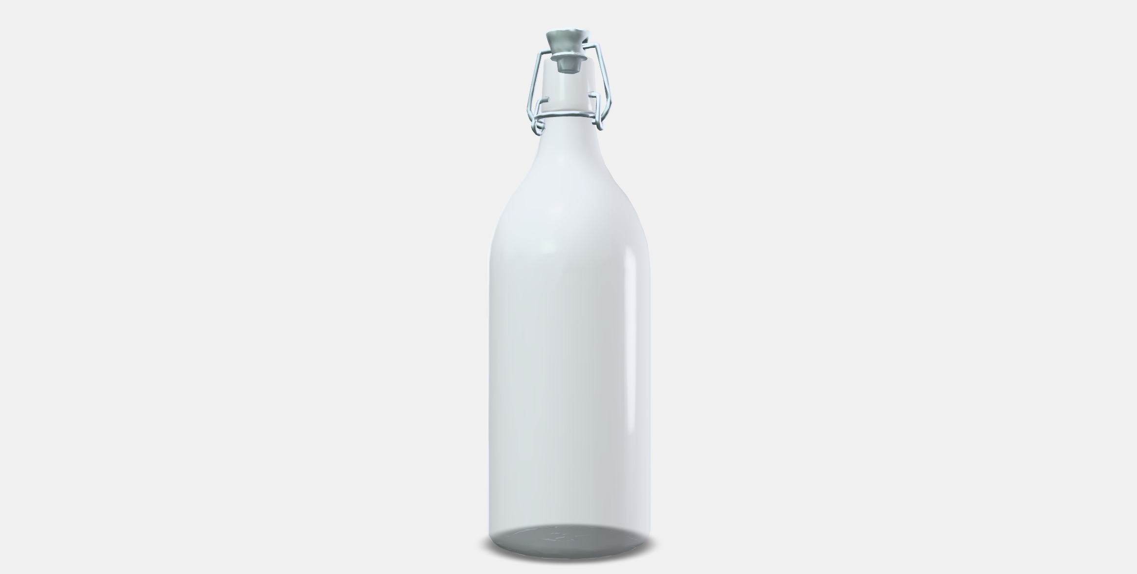 KORKEN Bottle with stopper 2 Low-poly 3D model_12