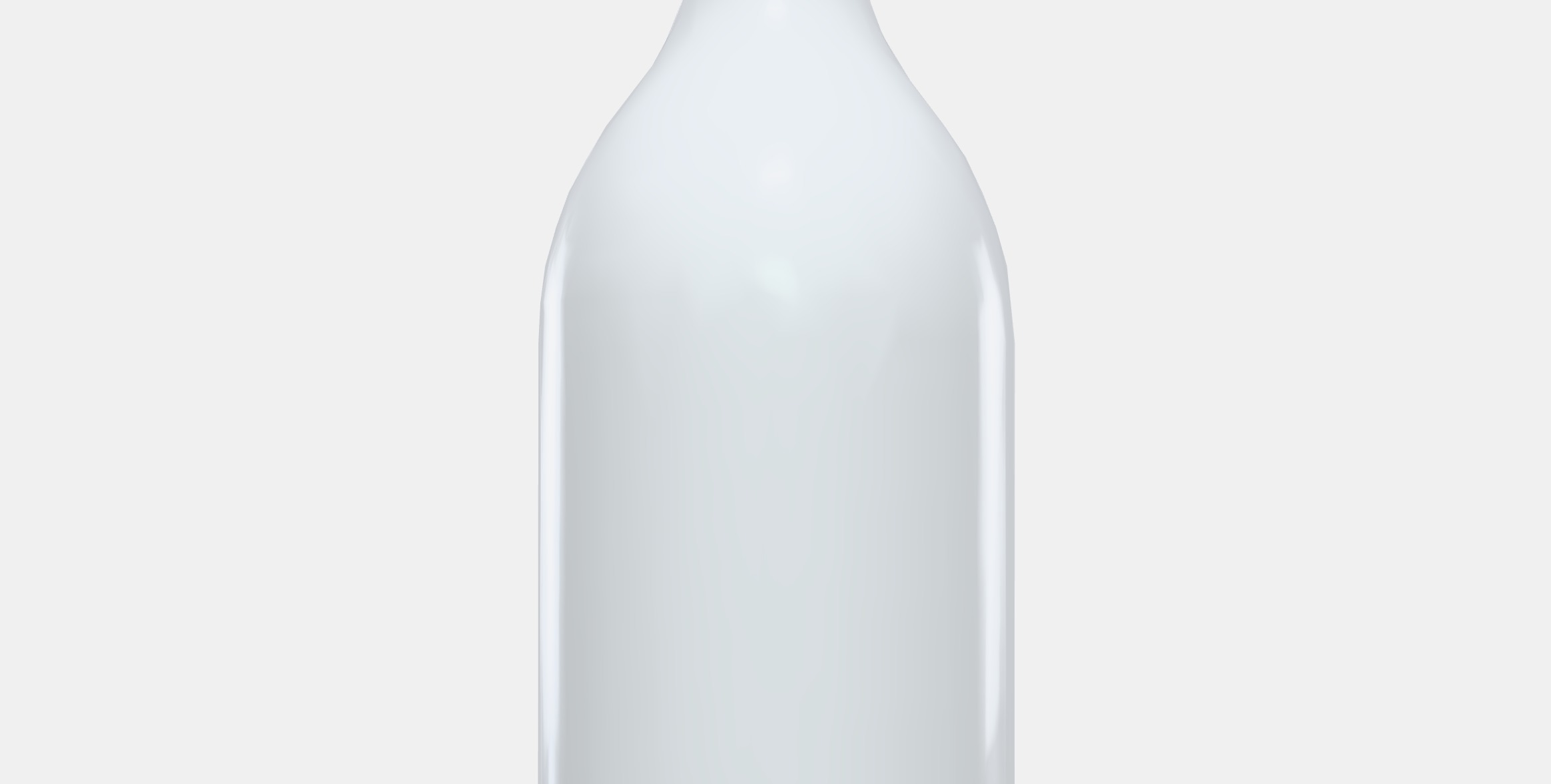 KORKEN Bottle with stopper 2 Low-poly 3D model_11