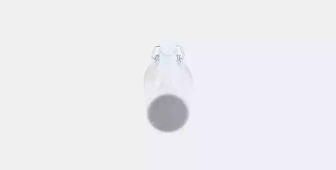 KORKEN Bottle with stopper 2 Low-poly 3D model
