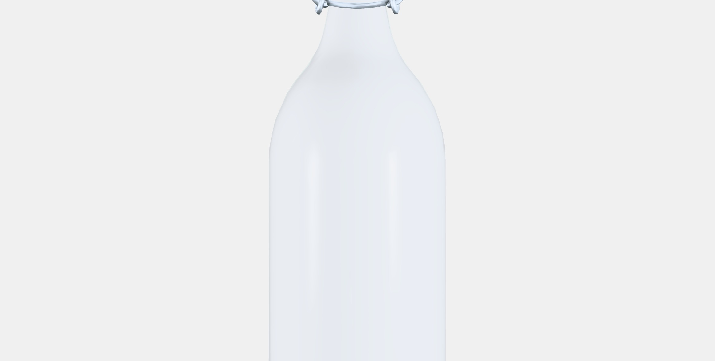 KORKEN Bottle with stopper 2 Low-poly 3D model_15