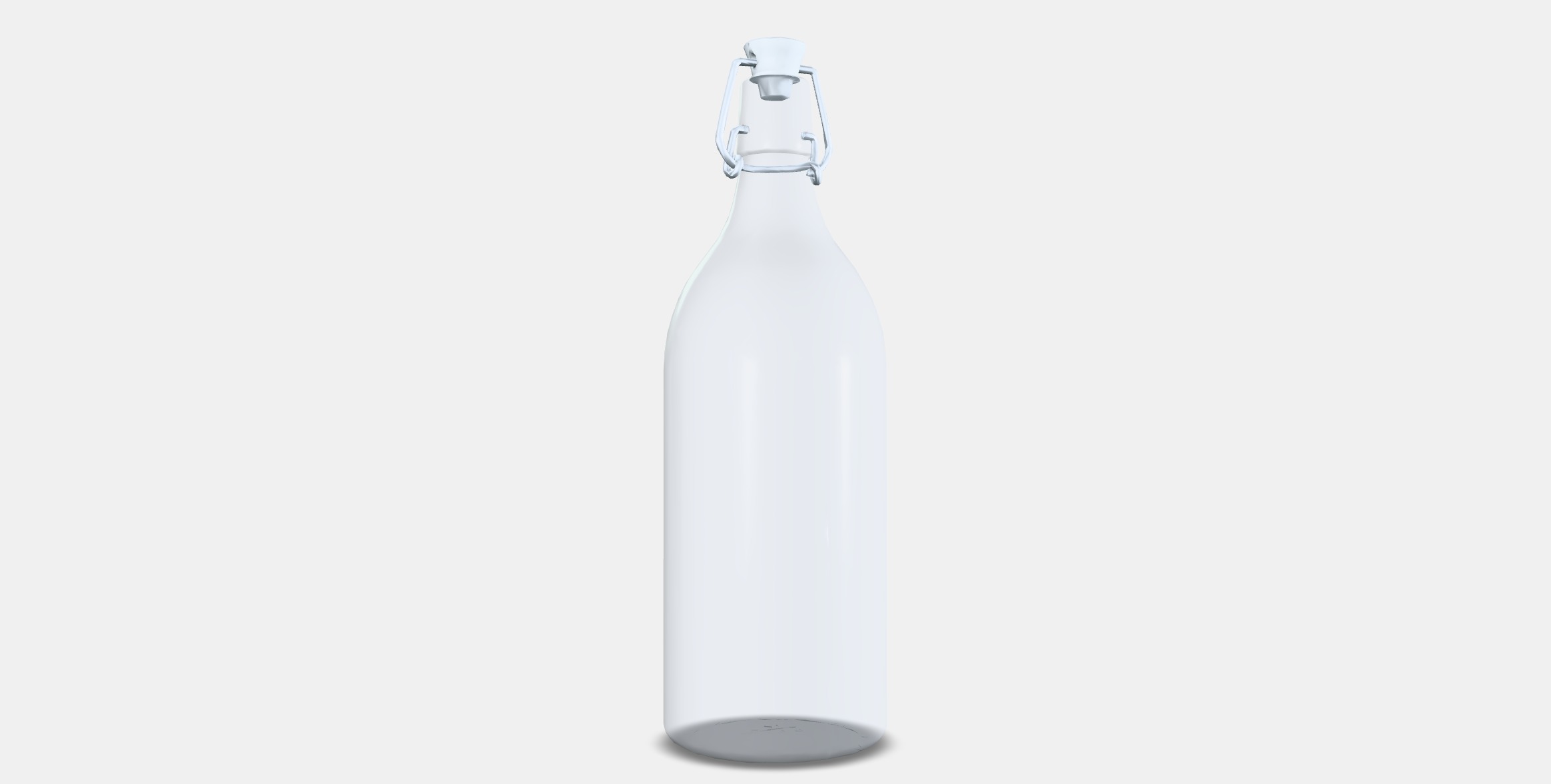 KORKEN Bottle with stopper 2 Low-poly 3D model_16