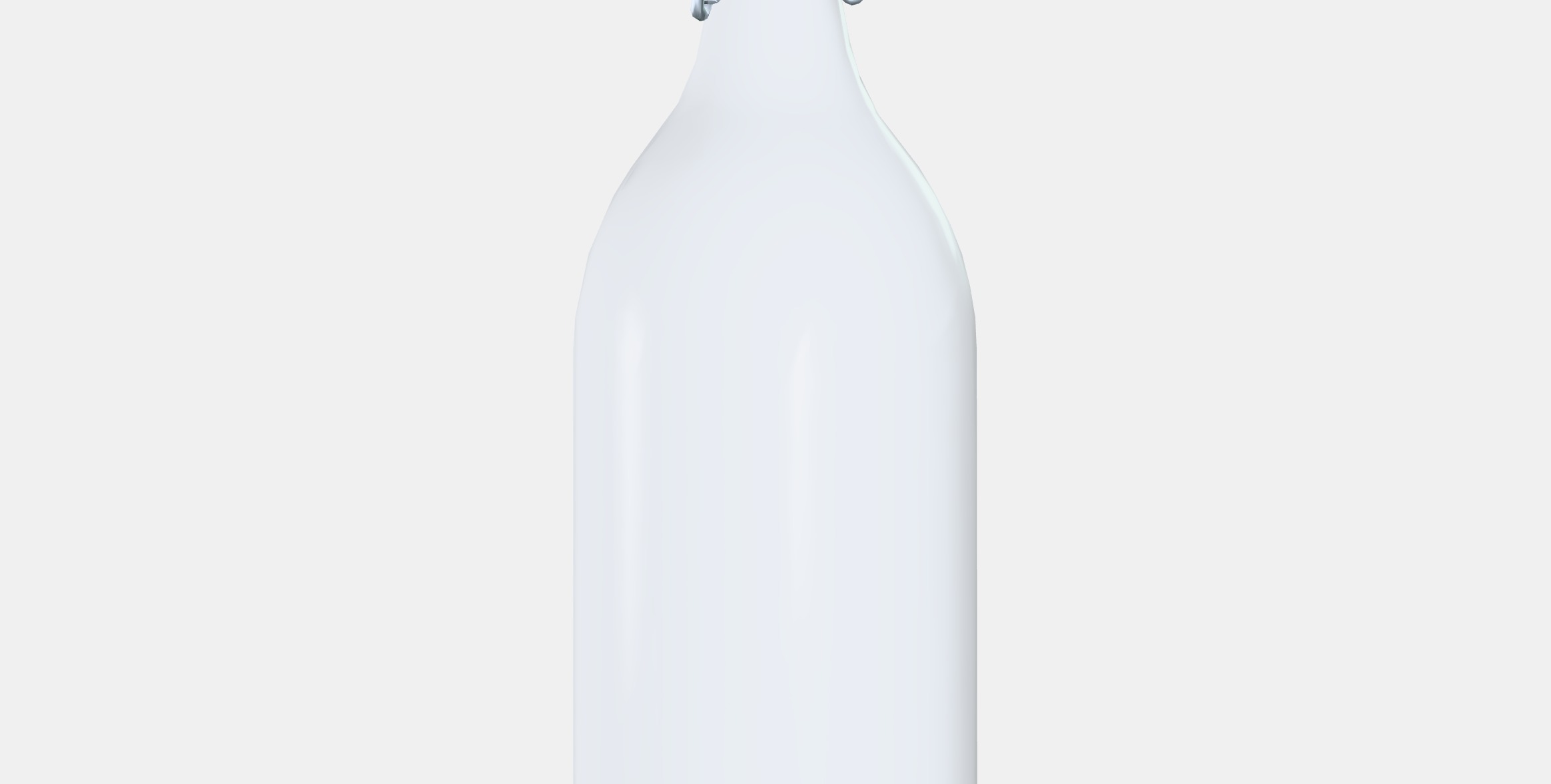 KORKEN Bottle with stopper 2 Low-poly 3D model_6