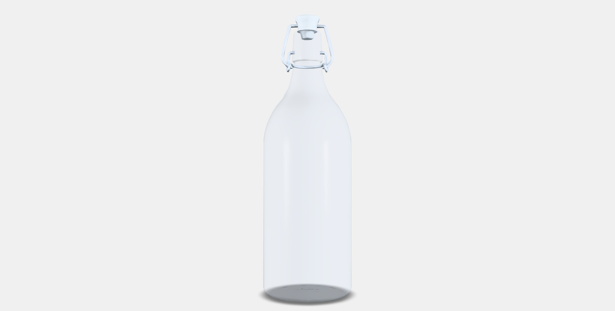 KORKEN Bottle with stopper 2 Low-poly 3D model_14