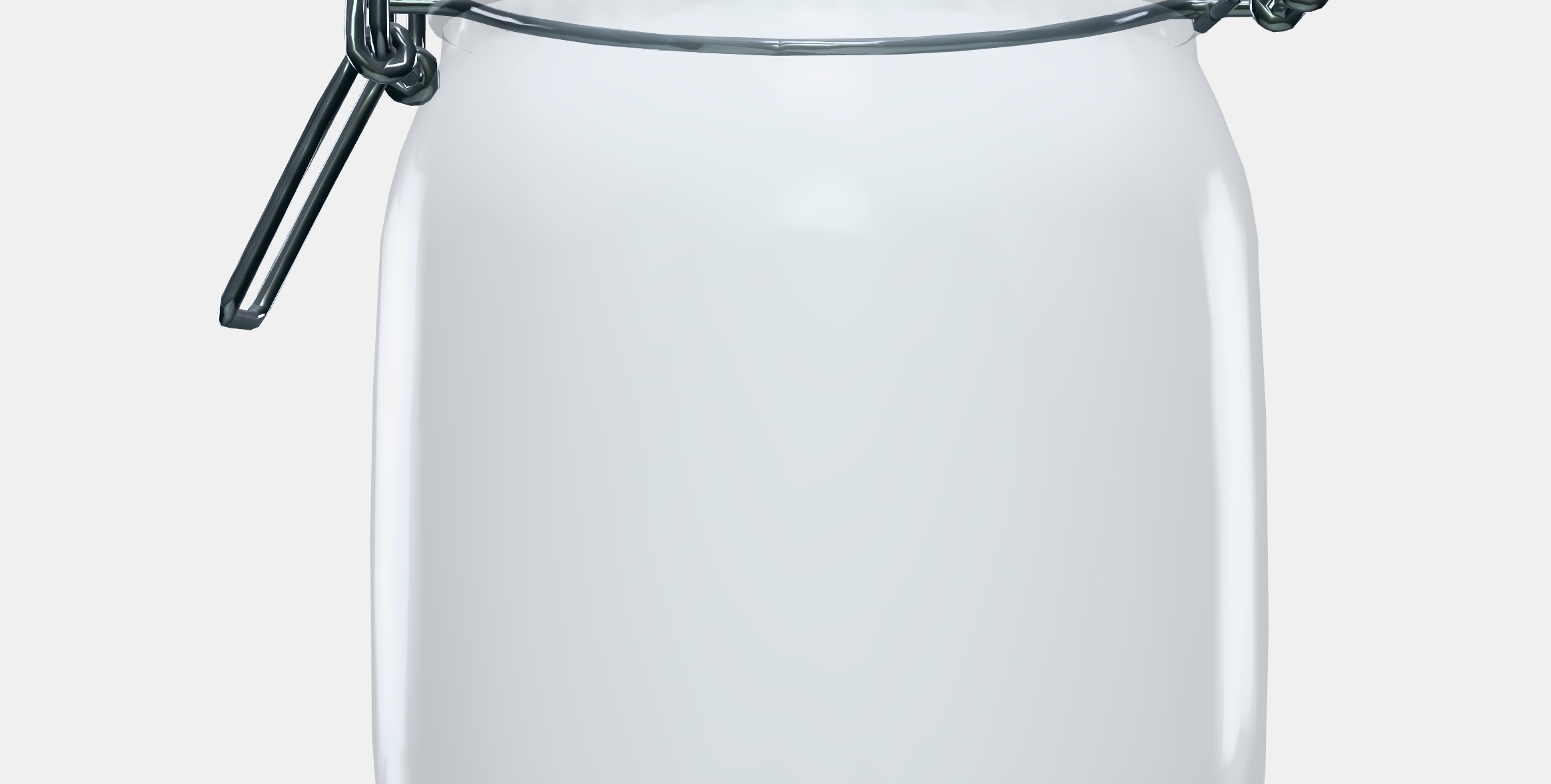 KORKEN Jar with lid 3 Low-poly 3D model_11