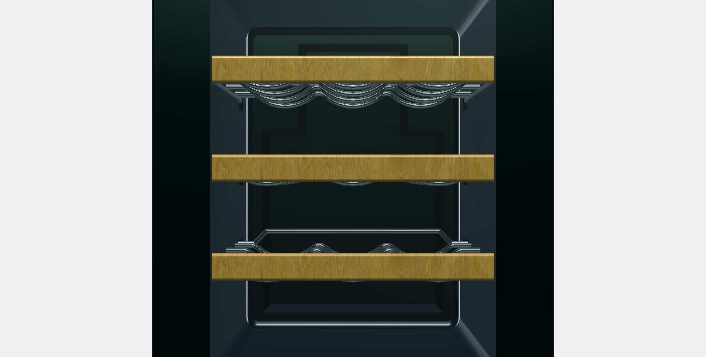 Siguro WC-F121B Wine Touch Low-poly 3D model_12