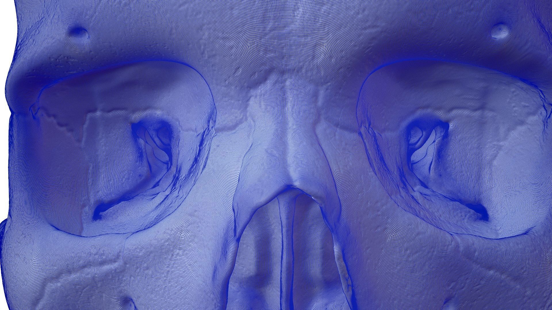 3D Detailed High and Low Poly Human Skull 3D model_30