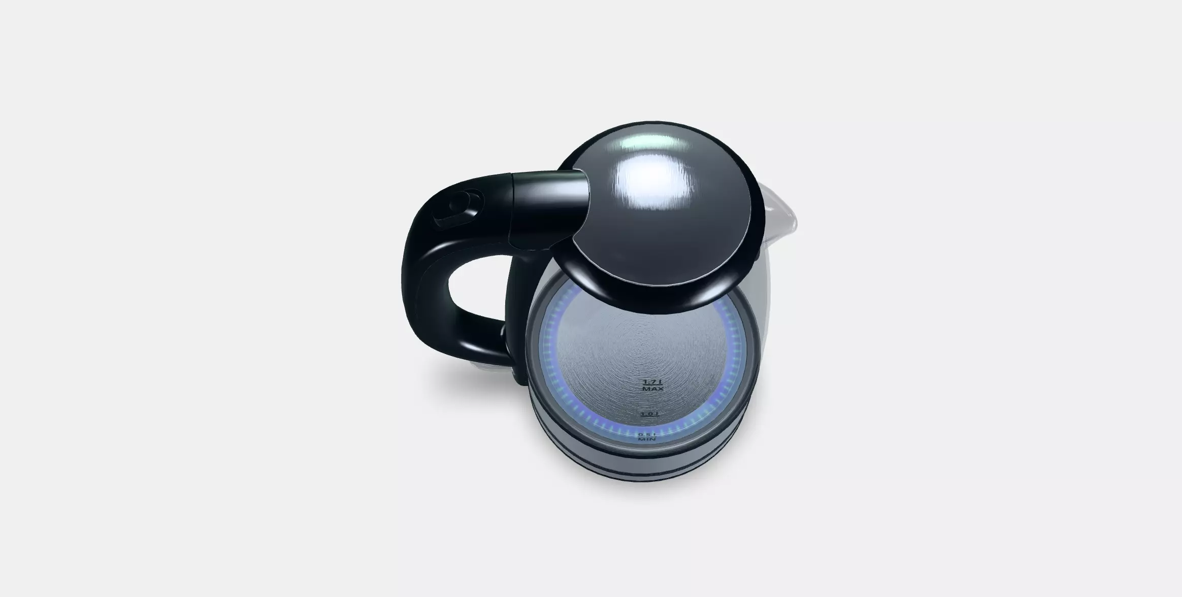 Siguro EK-G210GL Bright Glass Low-poly 3D model