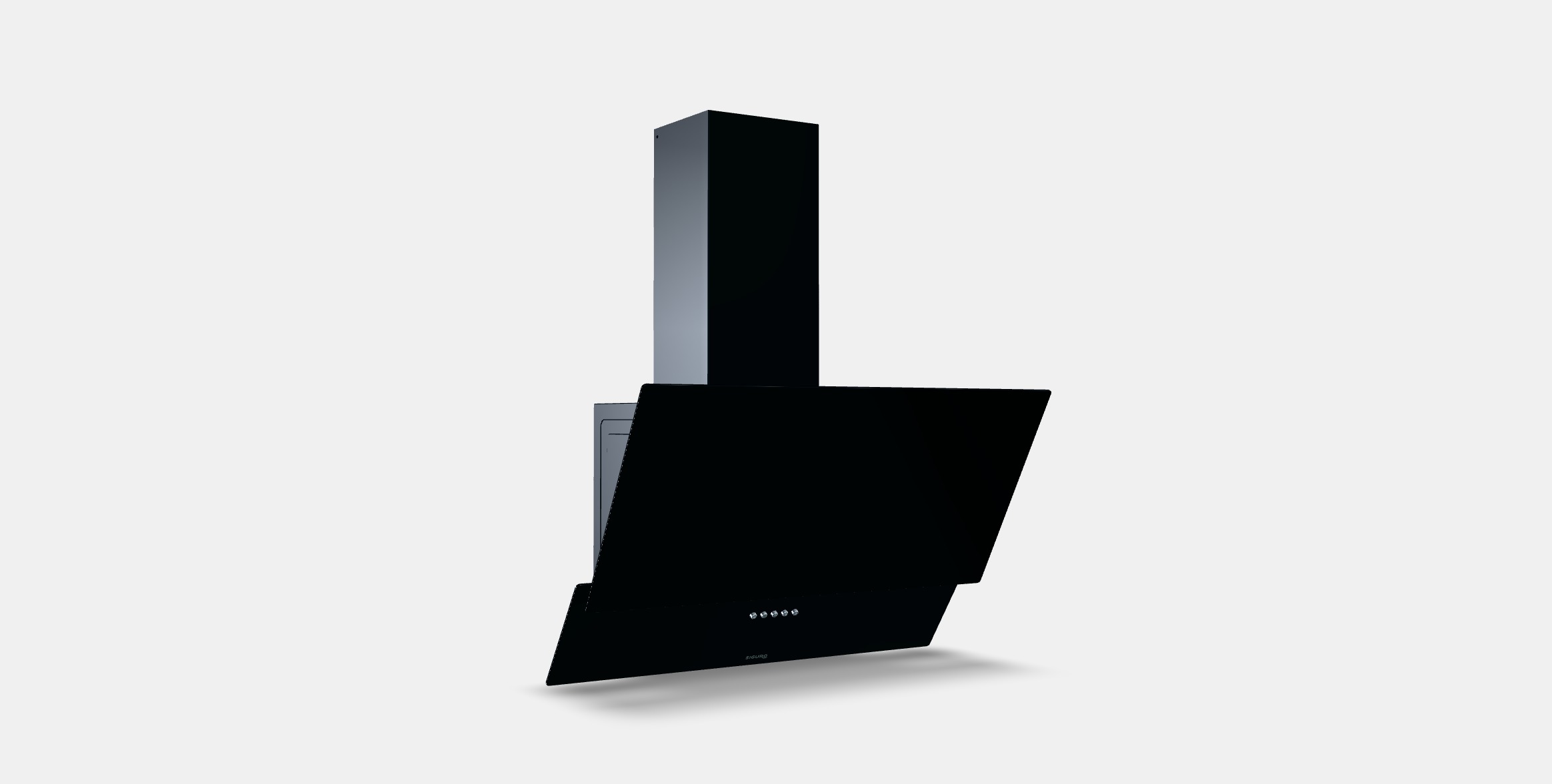 Siguro HD-G35 Cooker Hood Low-poly 3D model_3