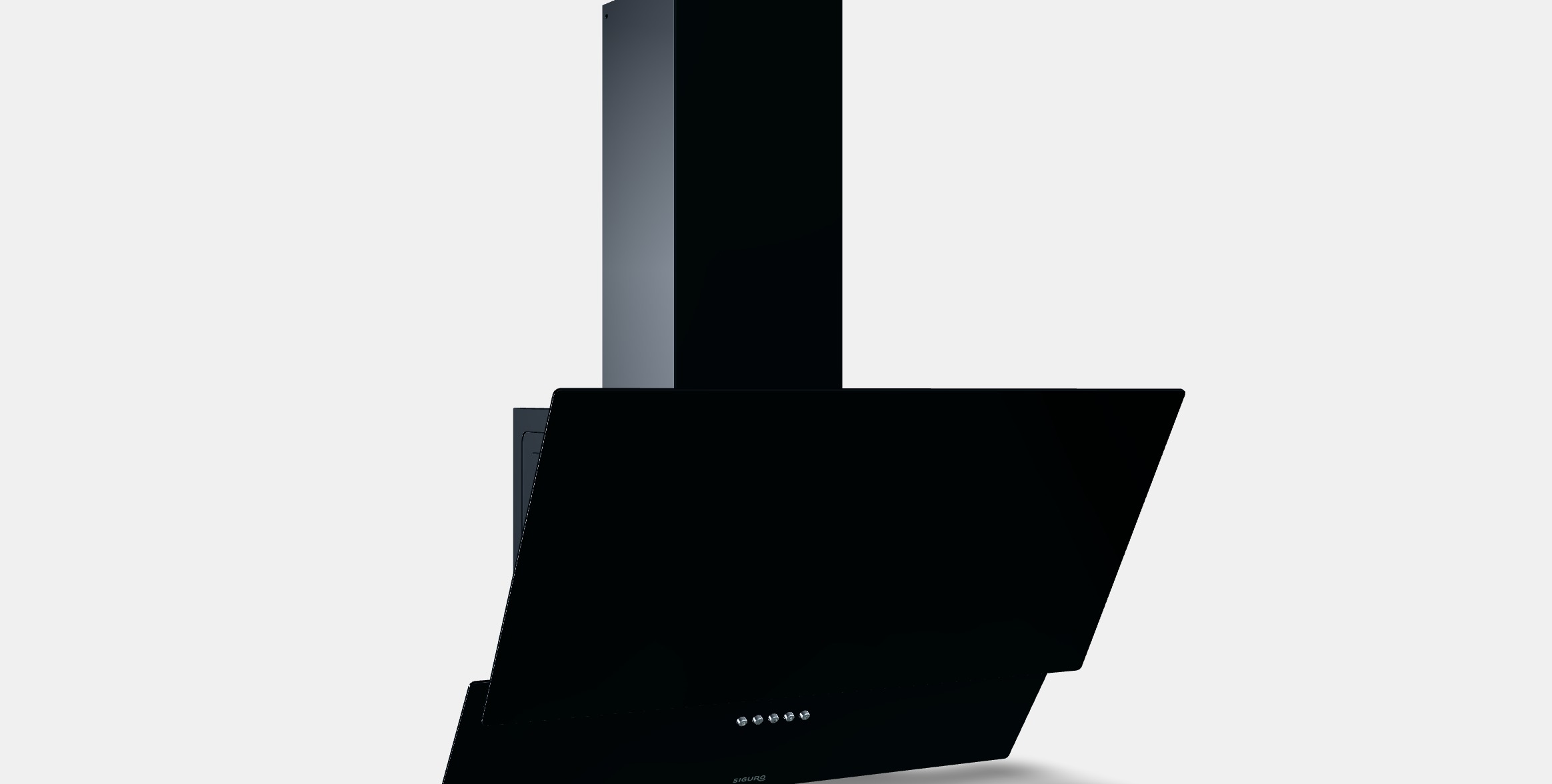 Siguro HD-G35 Cooker Hood Low-poly 3D model_9