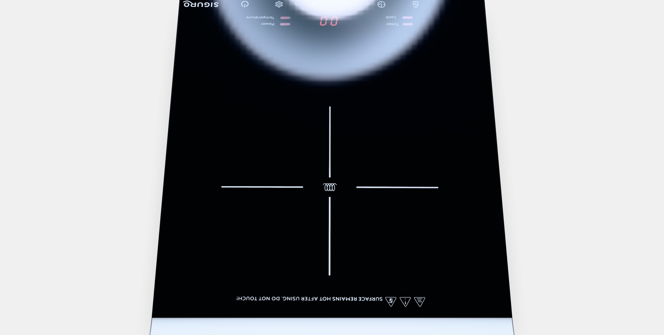 Siguro IC-G180B Smart Cook Pro Solo Low-poly 3D model_4