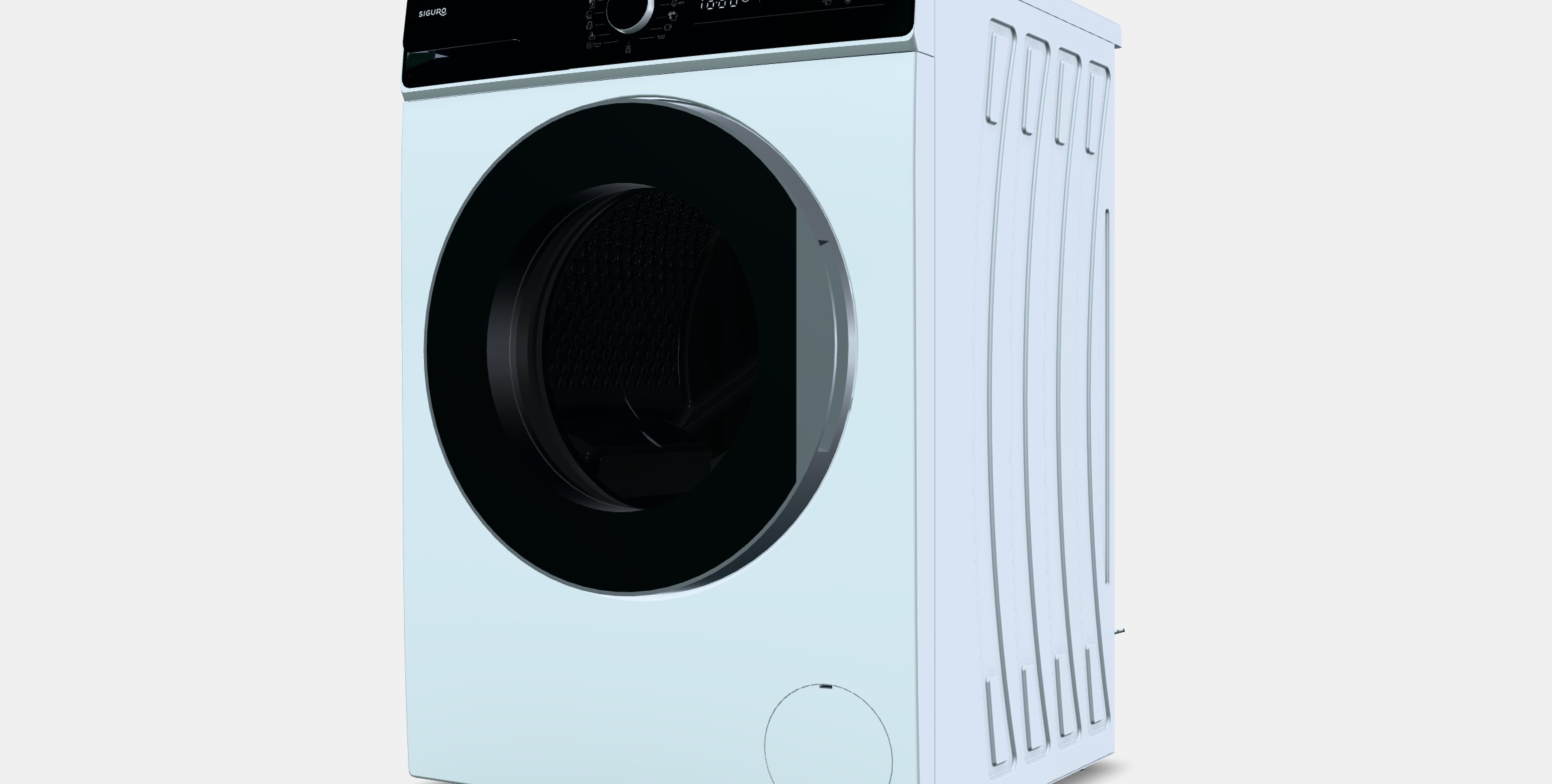 Siguro SGR-WM-A911W Profi Steam Low-poly 3D model_13