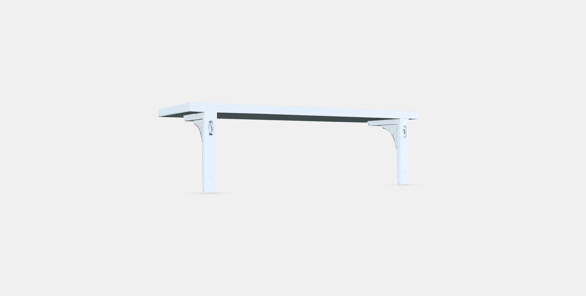BERGSHULT - RAMSHULT Wall shelf 2 Low-poly 3D model_16