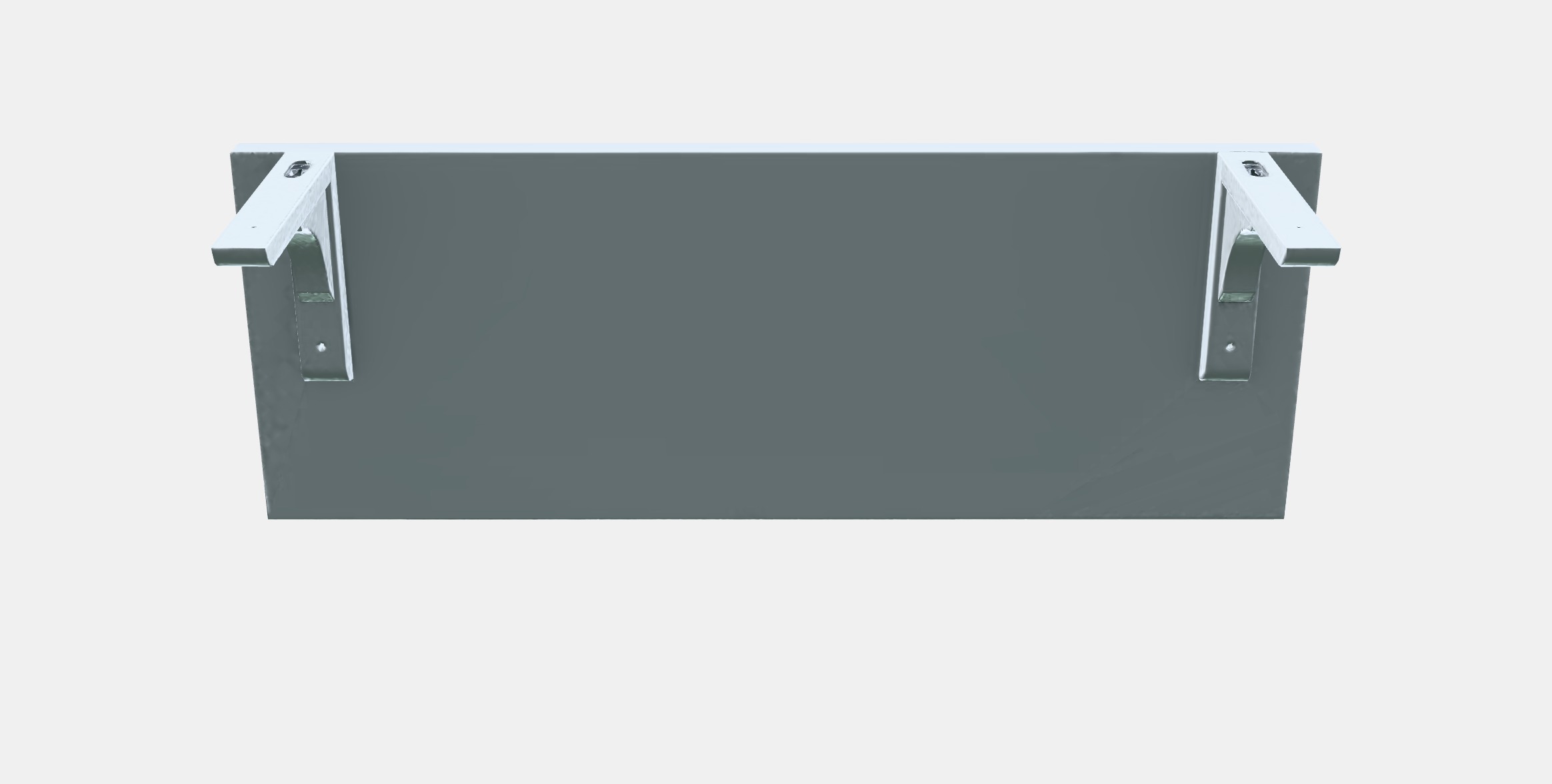 BERGSHULT - RAMSHULT Wall shelf 2 Low-poly 3D model_8