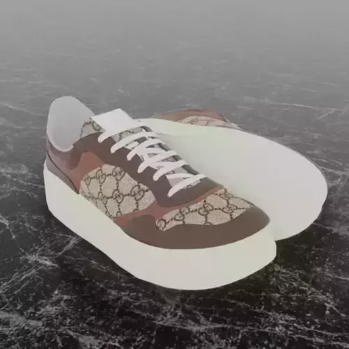 GUCCI GG 3D SHOES - BROWN SNEAKER