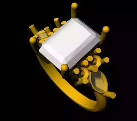 Cluster Ring 3dm file