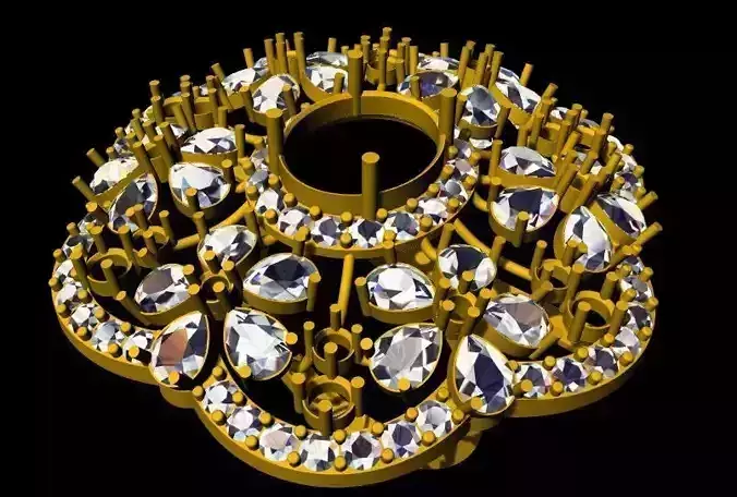 Cocktail Ring 3dm file