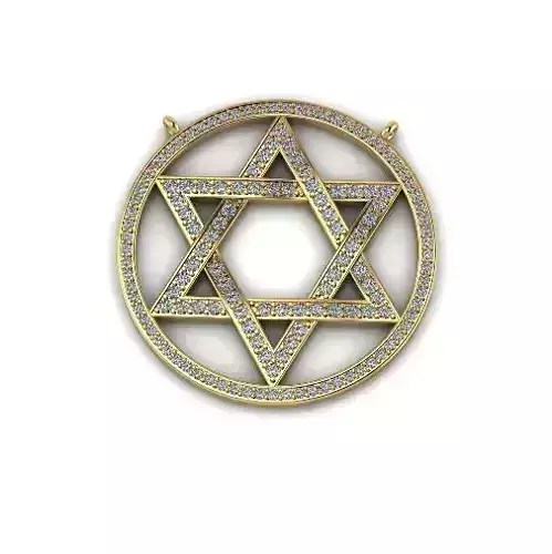 Star of David pendant Model 6047
