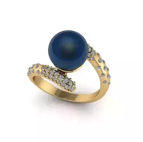 Ring with pearls Model 6046