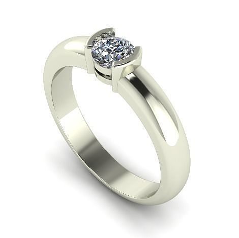 Solitaire ring Model 6043 3D print model