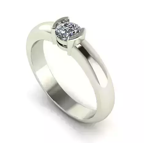 Solitaire ring Model 6043