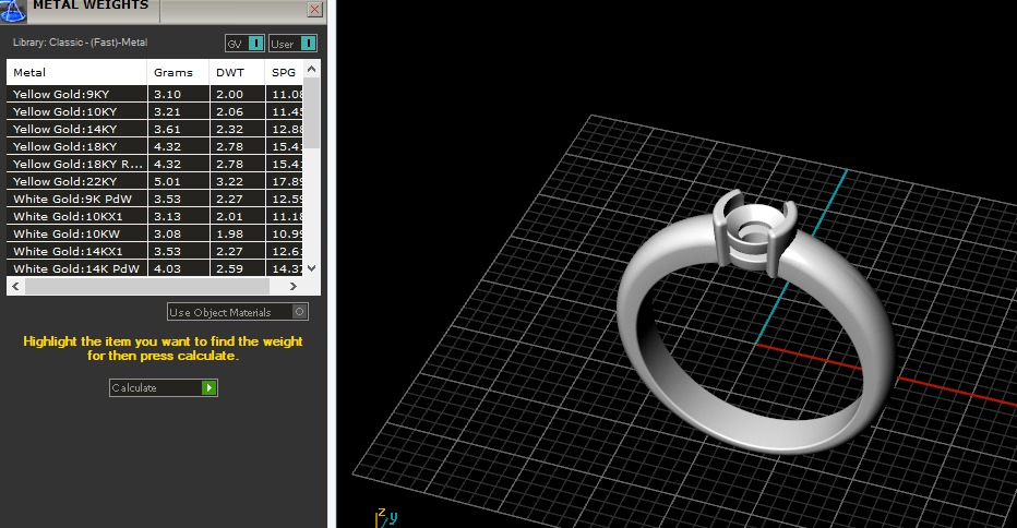 Solitaire ring Model 6043 3D print model_6