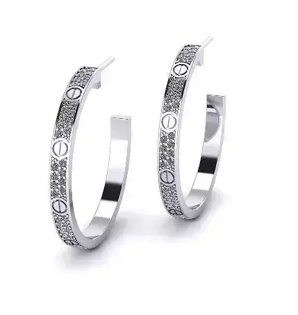 Love earrings Model 6035