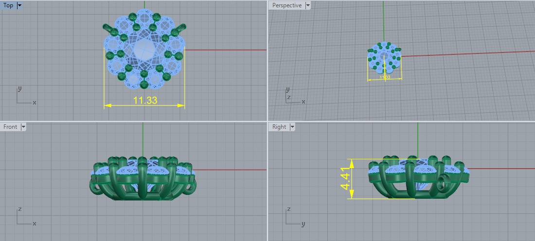 Pendant Model 6017 3D print model_5