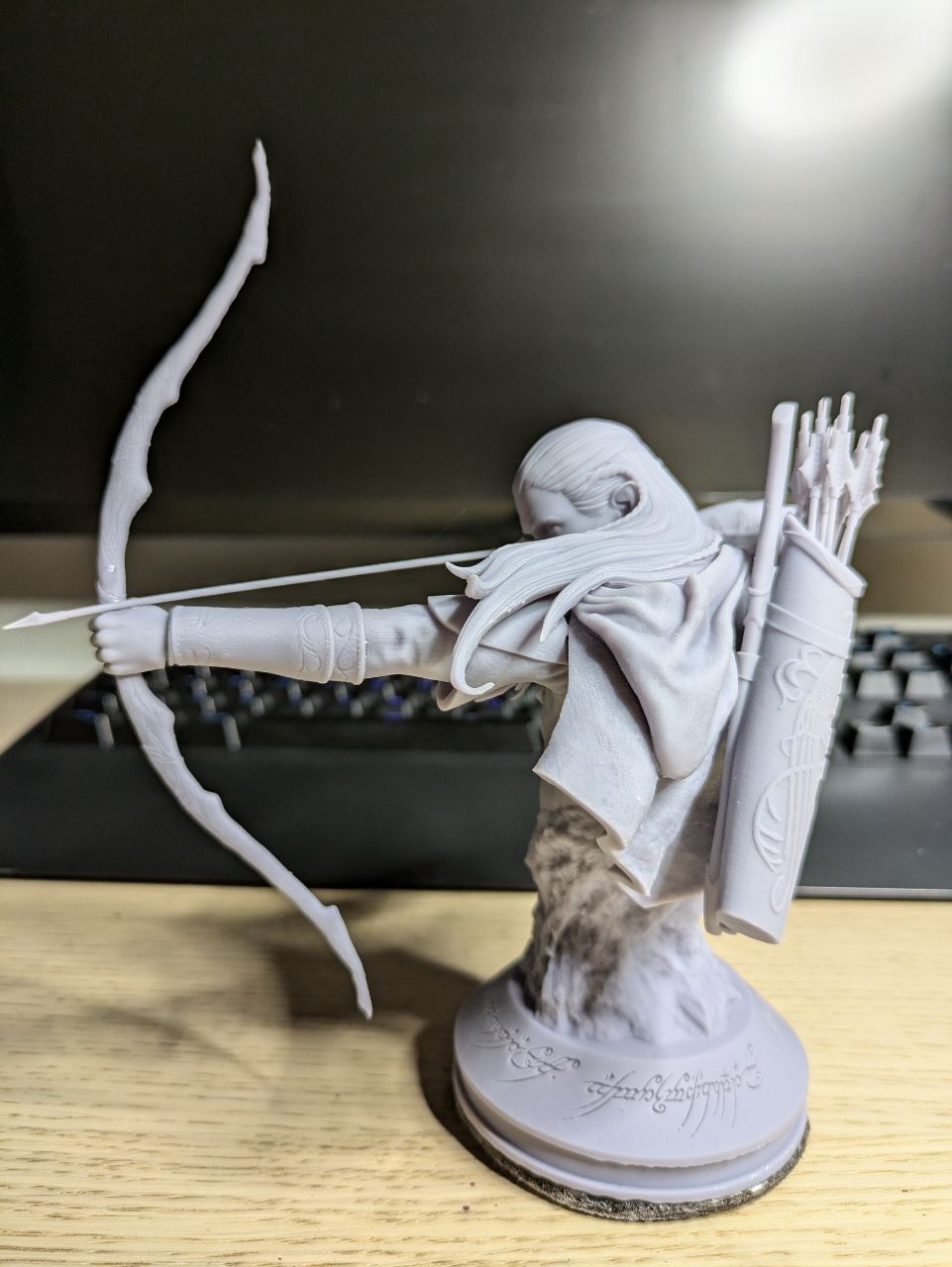 Legolas bust 3D print model_4