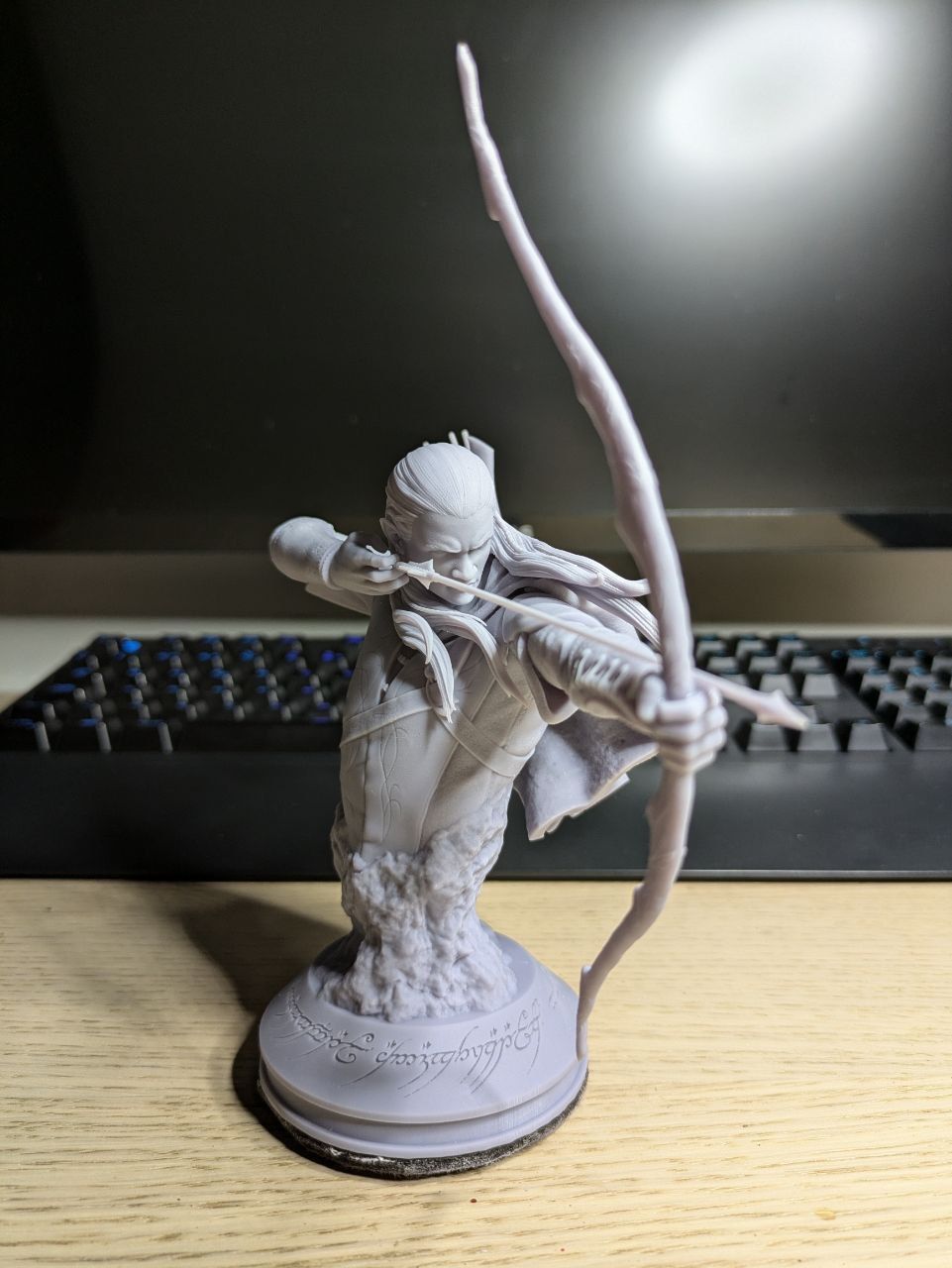 Legolas bust 3D print model_3