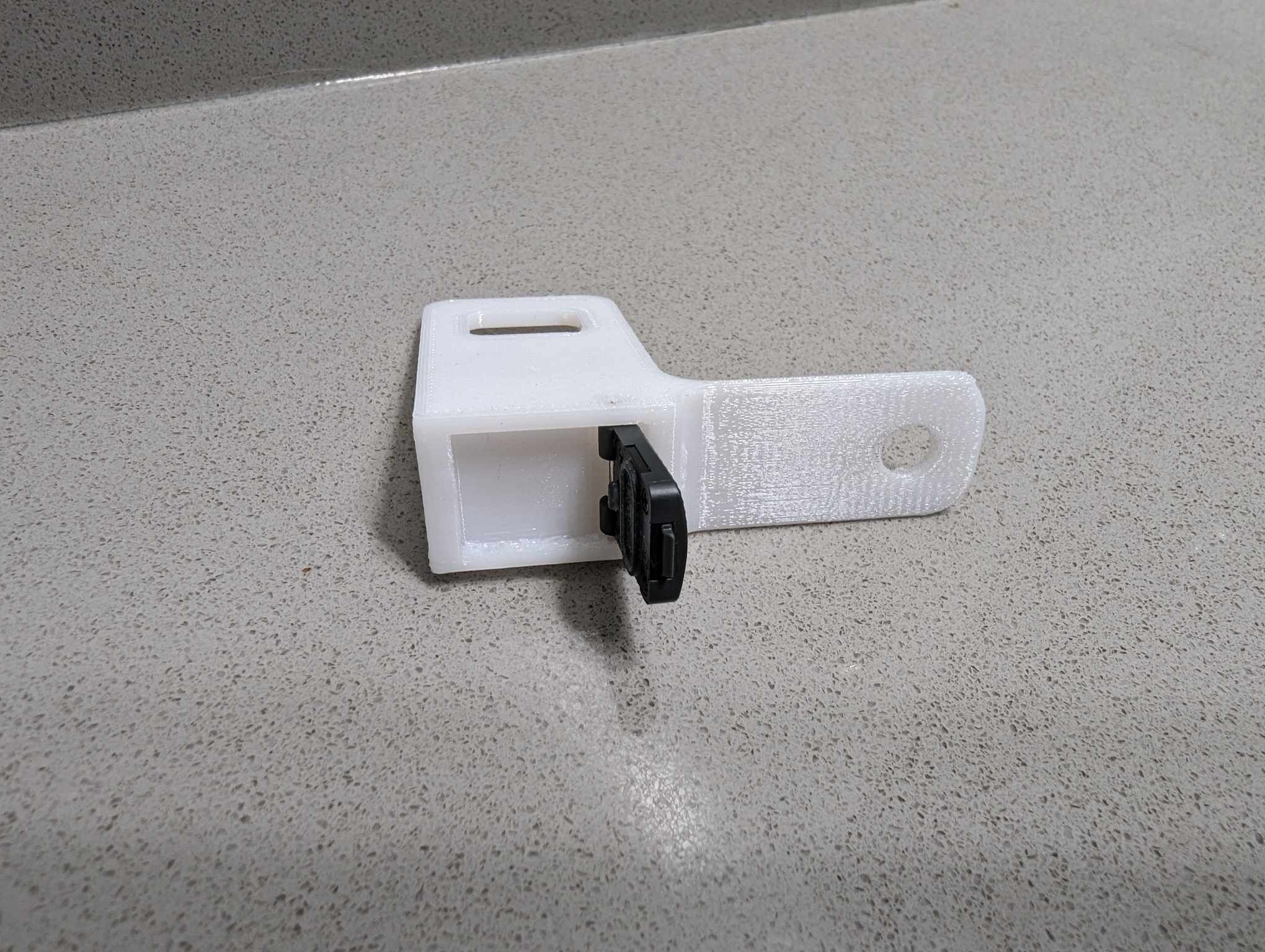 Insta360 x3 Mic Receiver Mount With USB Door Compartment 3D print model_5