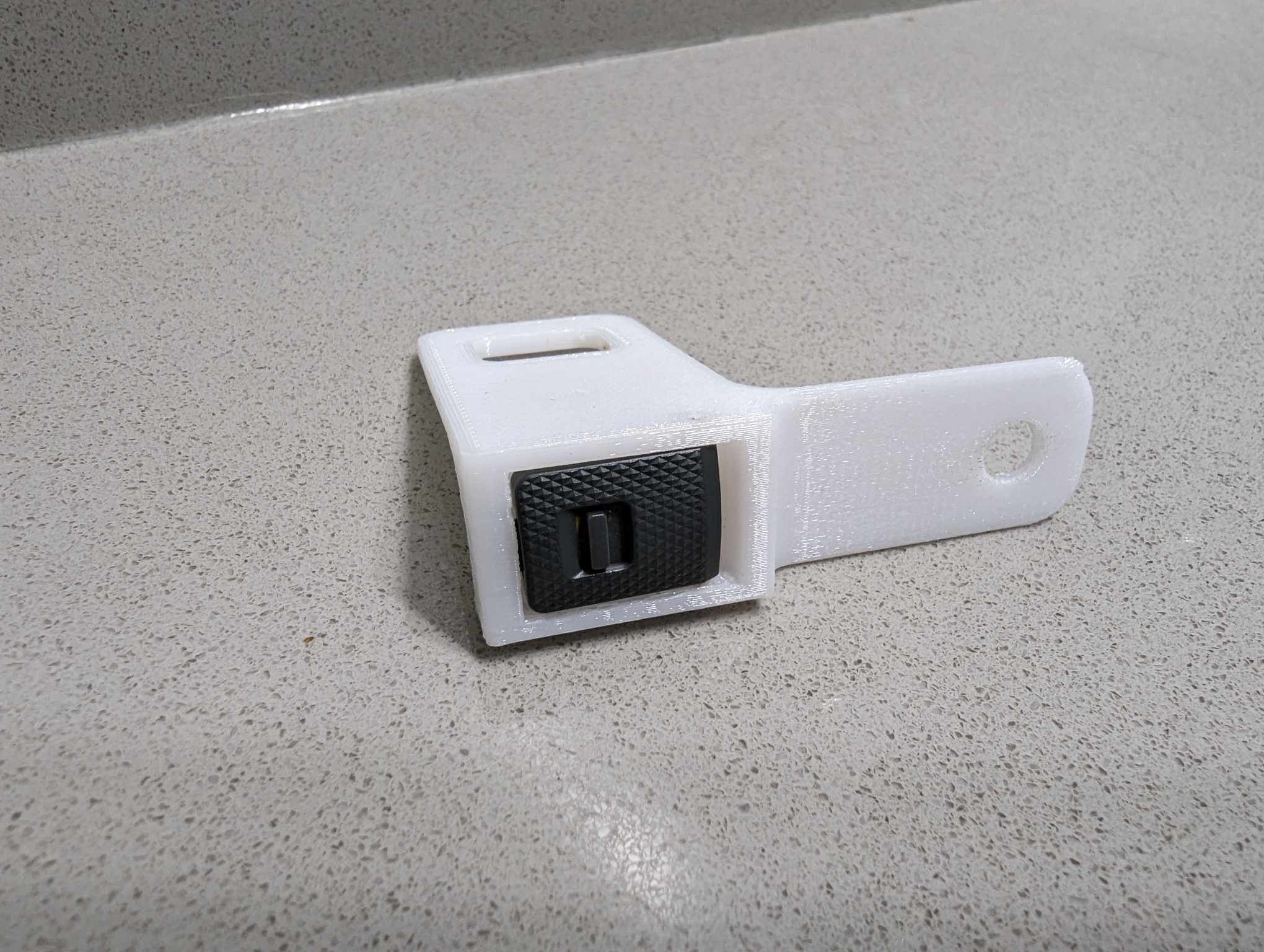 Insta360 x3 Mic Receiver Mount With USB Door Compartment 3D print model_3