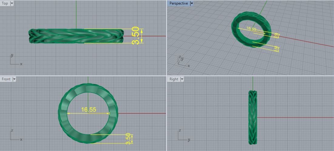 Ring Model 6016 3D print model_6