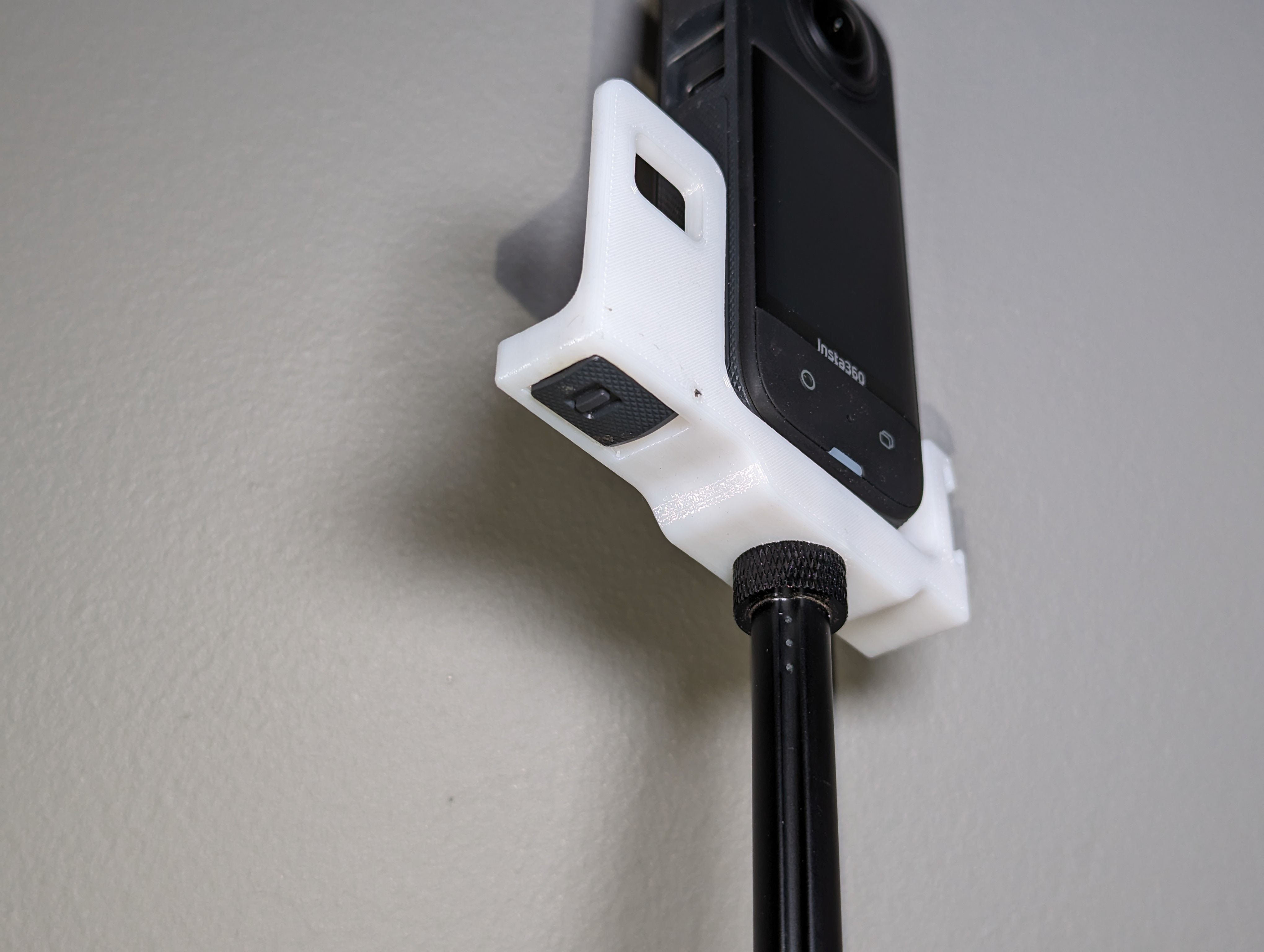 Insta360 x3 Mic Mount Cold Shoe Mount USB Door Compartment 3D print model_3