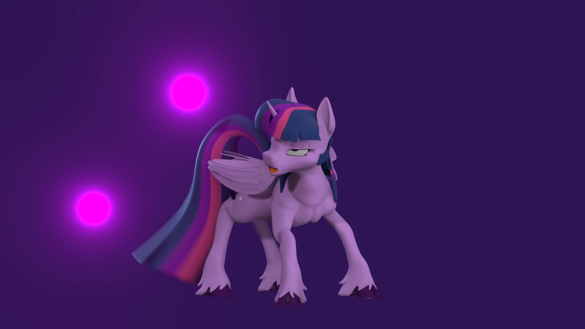 Twilight Sparkle Low-poly 3D model_46