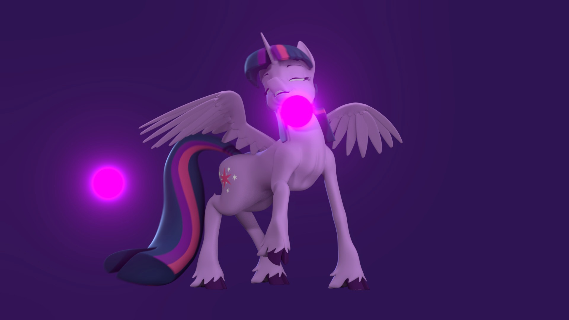 Twilight Sparkle Low-poly 3D model_110