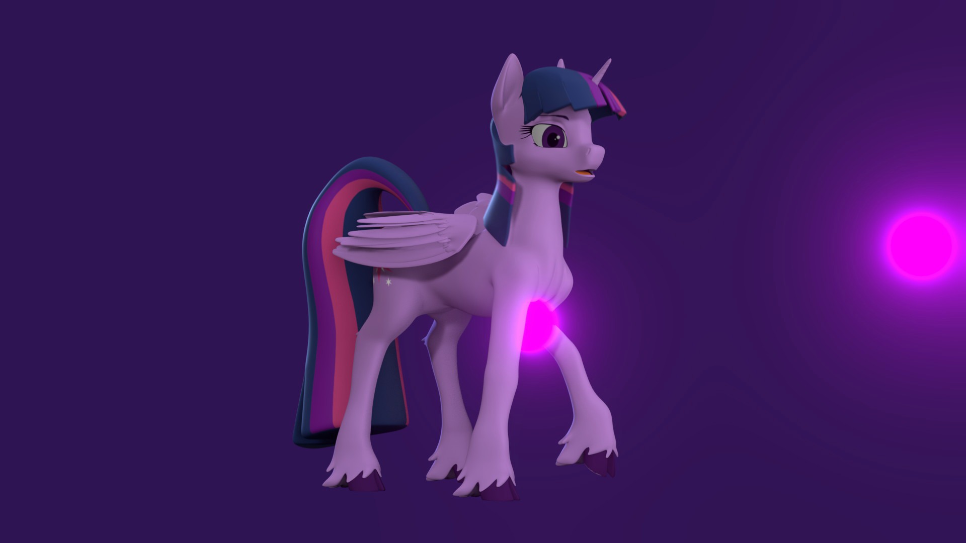 Twilight Sparkle Low-poly 3D model_11