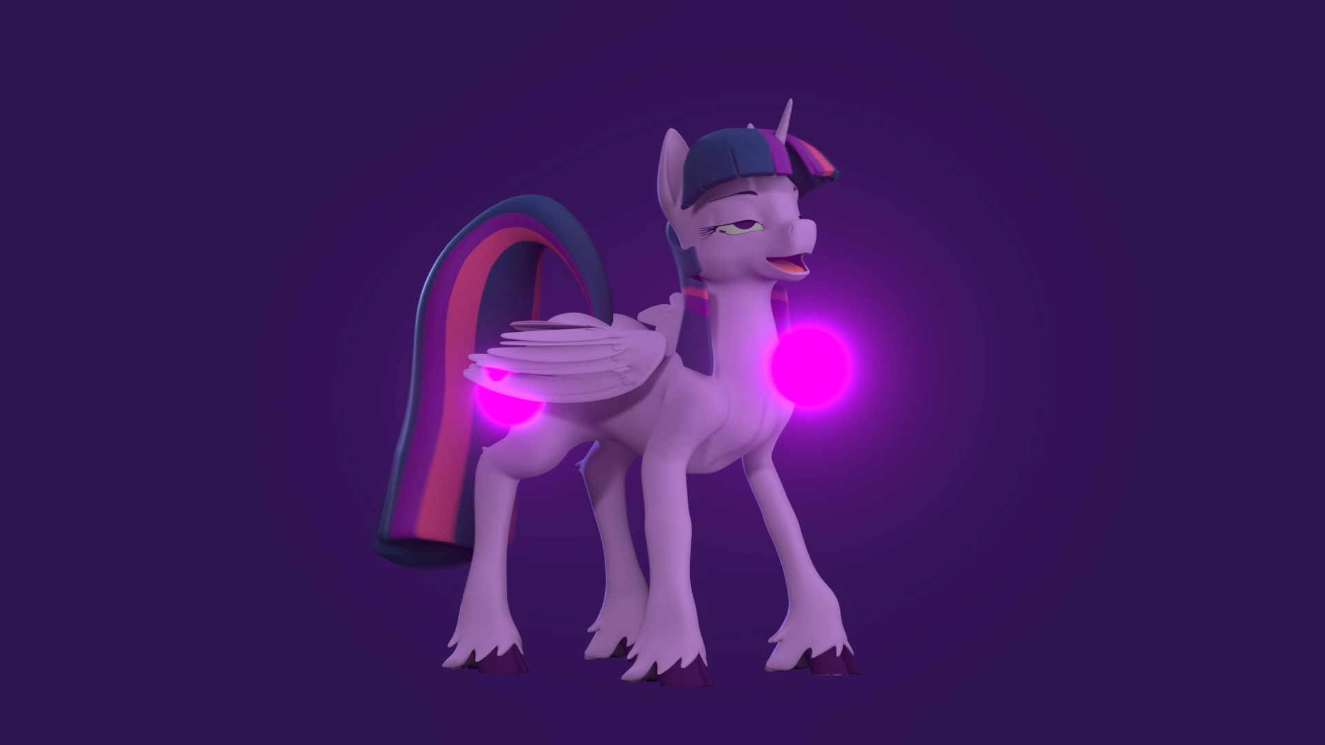 Twilight Sparkle Low-poly 3D model_37
